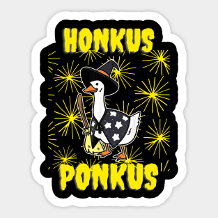 Honkus Ponkus | Honkus Ponkus Duck | Halloween Sticker